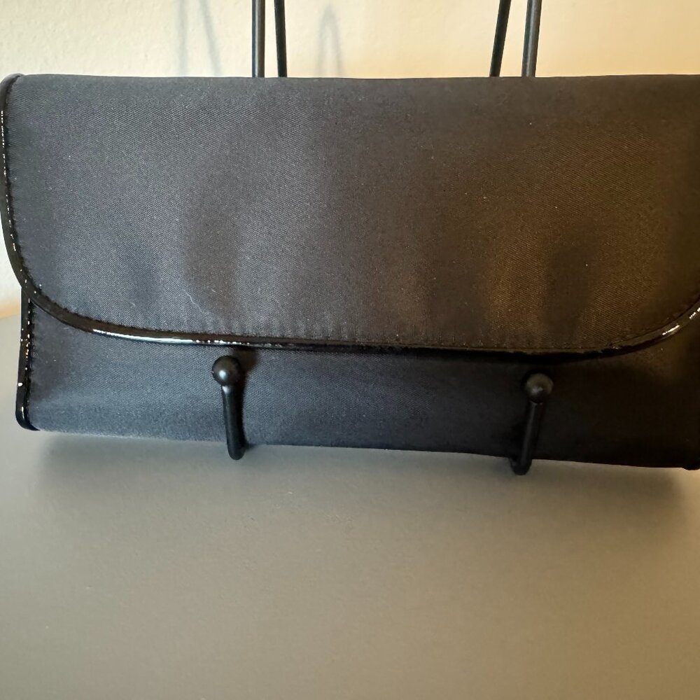 MZ Wallace Black Wallet with Leather Trim. EUC